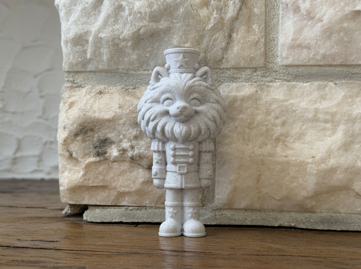 Nussknacker Figur Zwergspitz Weihnachtsdeko
