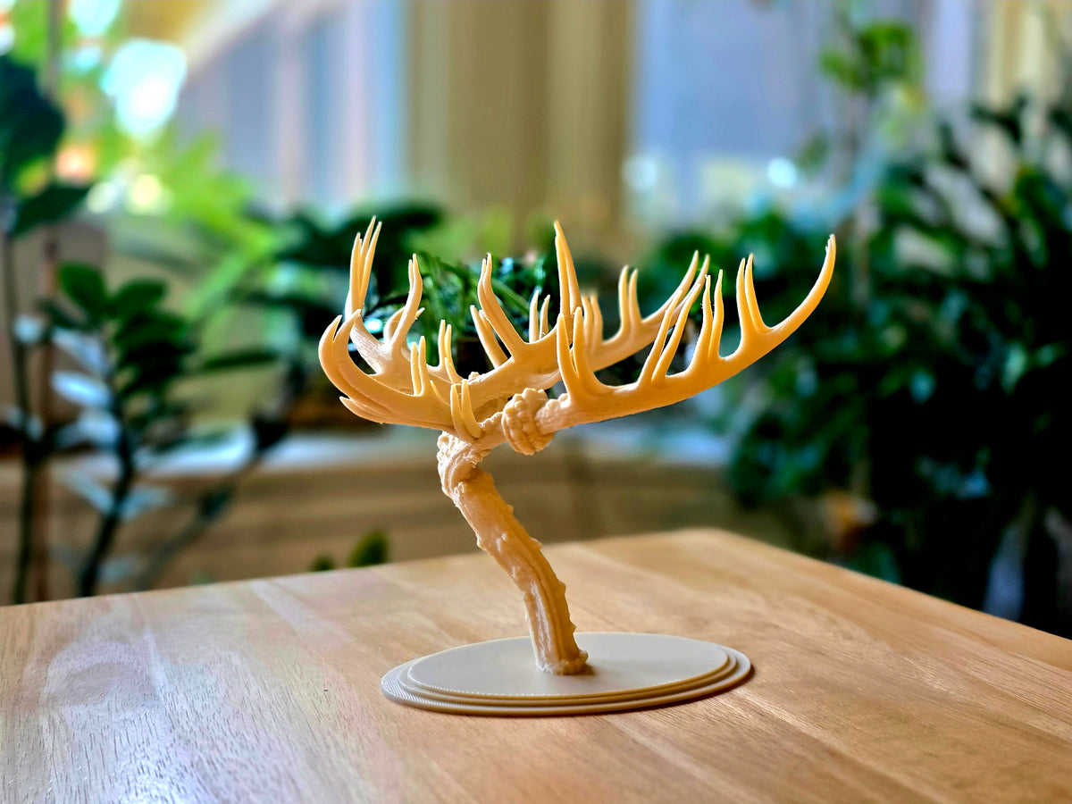 Bonsai Skulptur aus Hirschgeweih