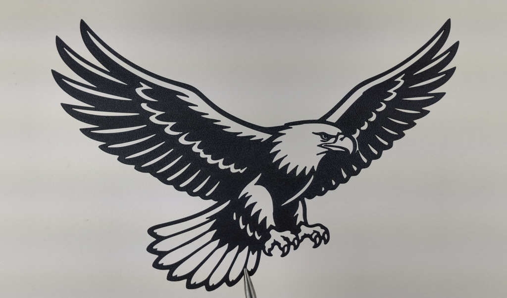 Fliegender Adler 2D Wandkunst Wandbild Wanddeko Wanddekoration Tierfigur