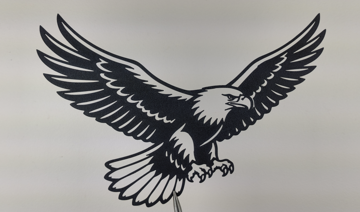 Fliegender Adler 2D Wandkunst Wandbild Wanddeko Wanddekoration Tierfigur