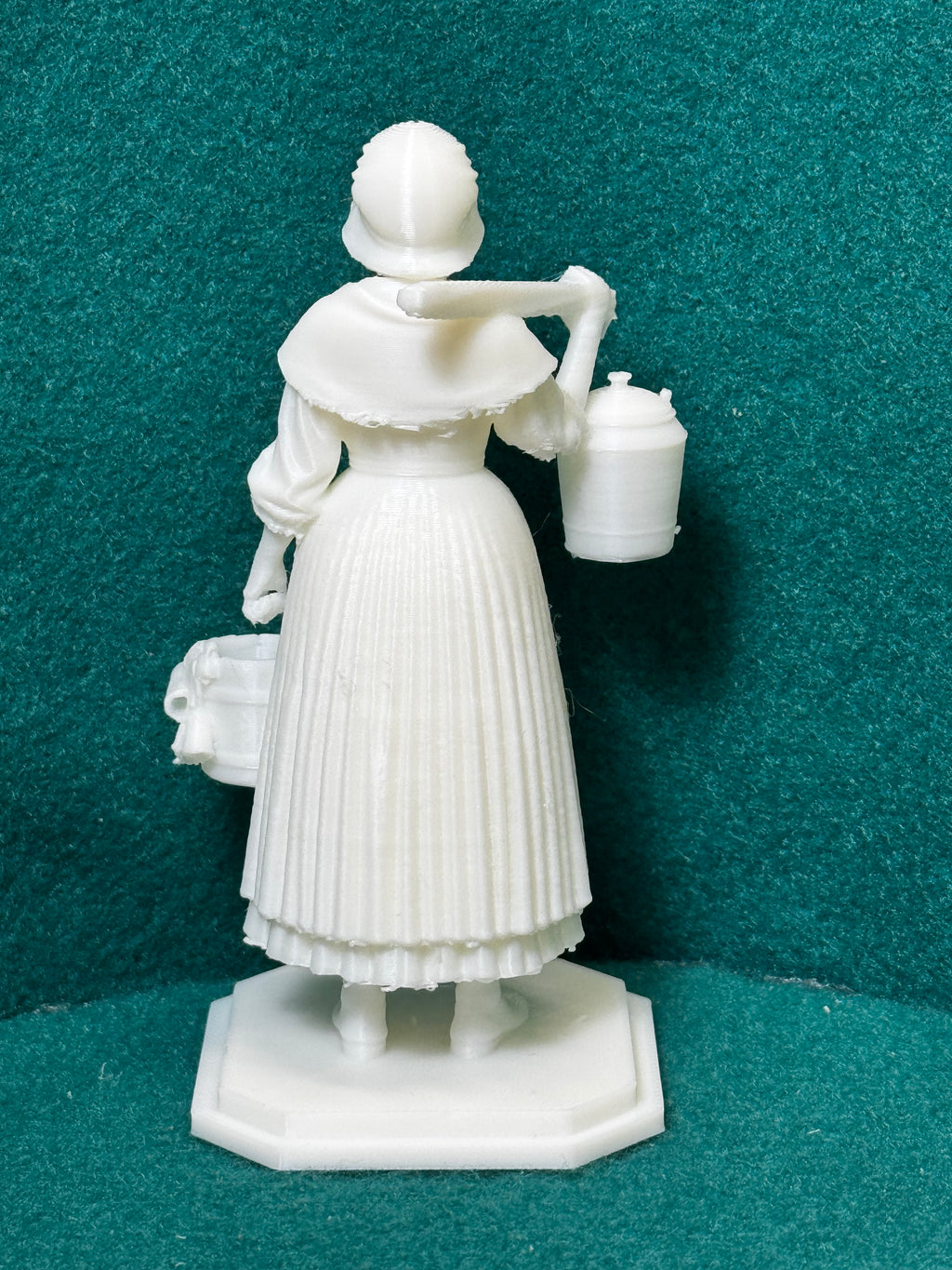 Milchmädchen Mysteriöser Charakter Figur Deko Statue Puppenhaus Miniatur