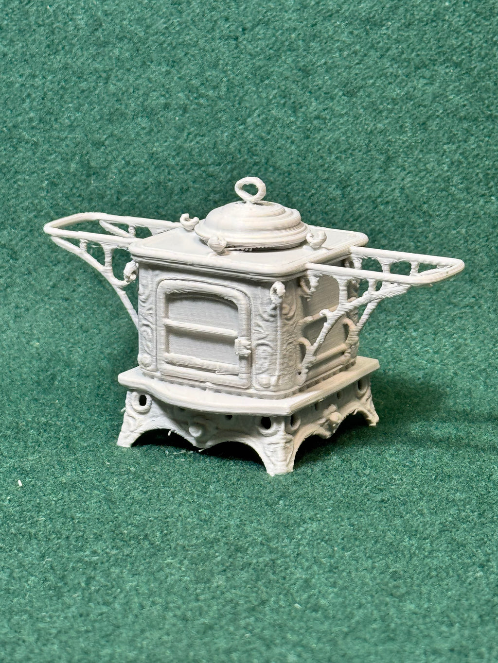 Puppenhaus Mini Vict. Epoche Gusseisenherd 3 Miniatur 1:12 Puppenstube