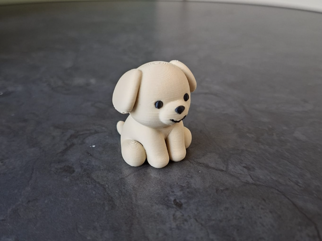 Winziger glücklicher Welpe Figur Deko Statue Tierfigur Tiere Tierliebhaber