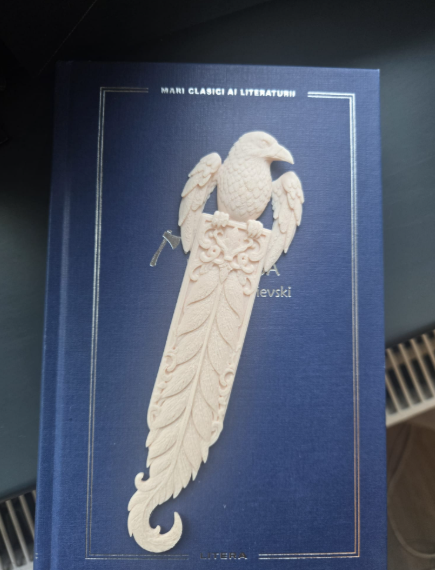 Lesezeichen Gotisches Verziertes Federdesign Buch Leseratte Tierliebhaber