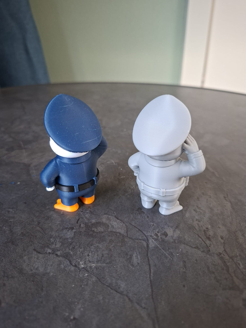 Officer Quackers Figur Deko Statue Weihnachten Weihnachtsdeko Advent Tiere