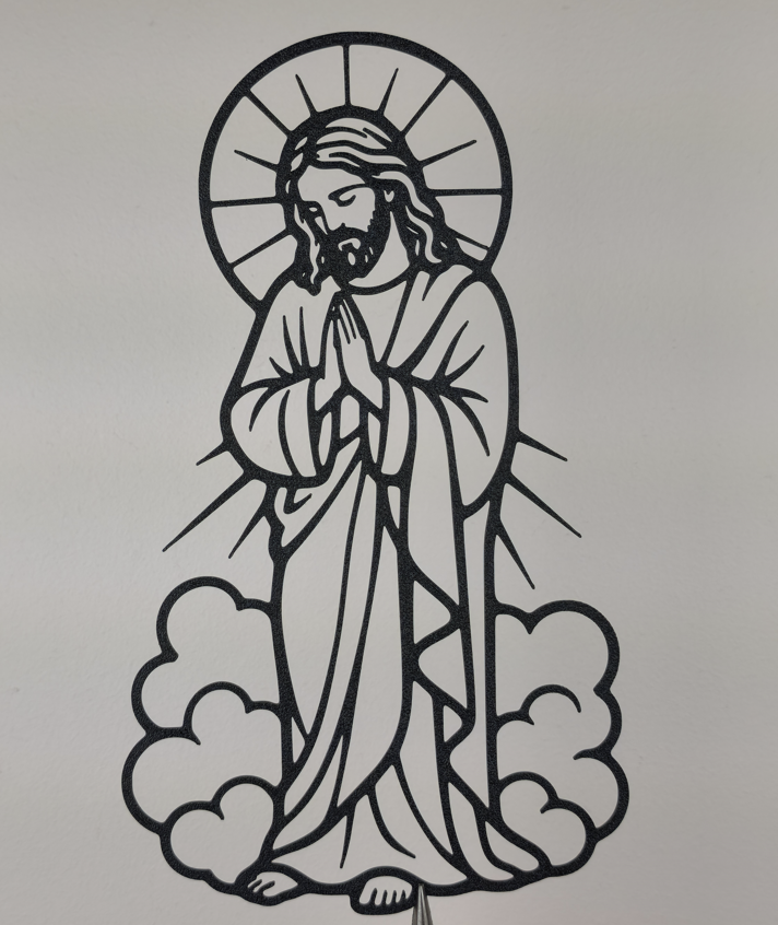 Betender Jesus Wandkunst Dekoration Wandbild Wanddeko Wanddekoration Deko
