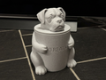 Deko-Dose Boxer mit Deckel