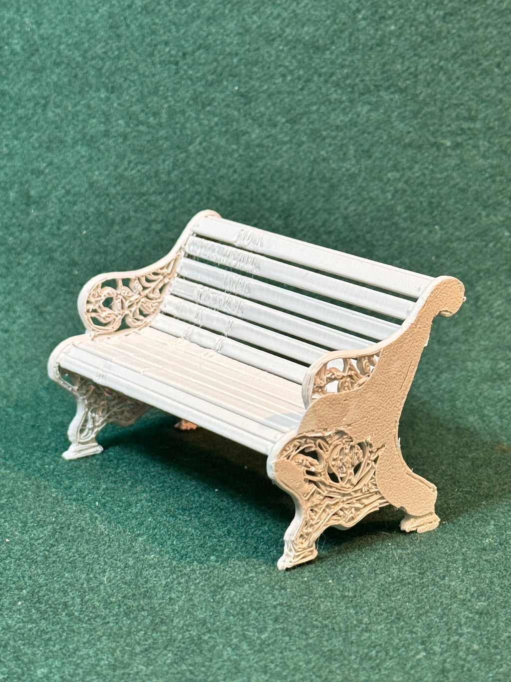 Puppenhaus Mini Bank aus der viktorianischen Ära (Außenbereich) 1 Miniatur