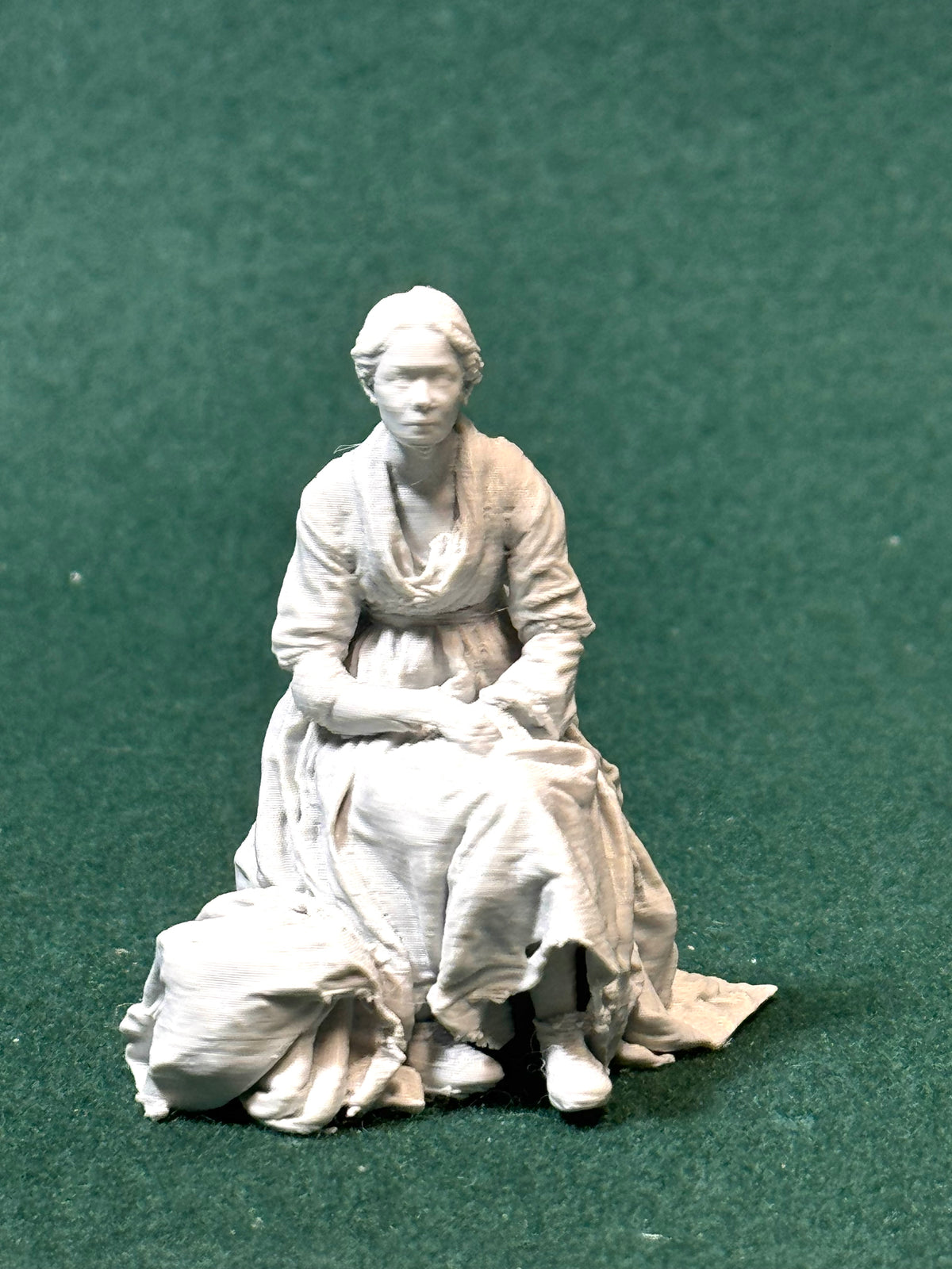 1880er 7 Frauen der Unterschicht Menschen 01 Figur Deko Statue Fantasy