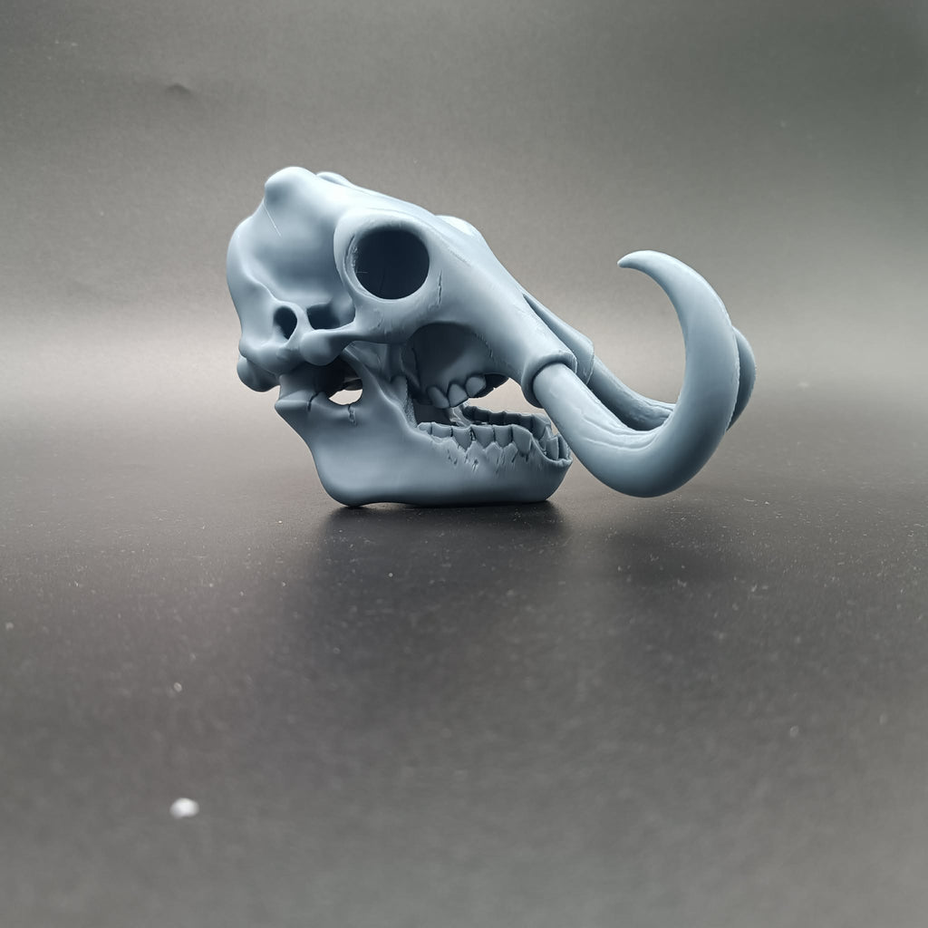 Mammut Schädel Figur Deko