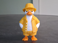 Coole Ente im Sommeroutfit Süße Figur Deko Statue Tierfigur Tiere Geschenk