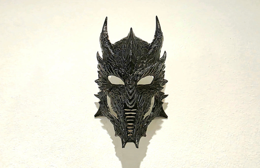 Drachen Oni Maske