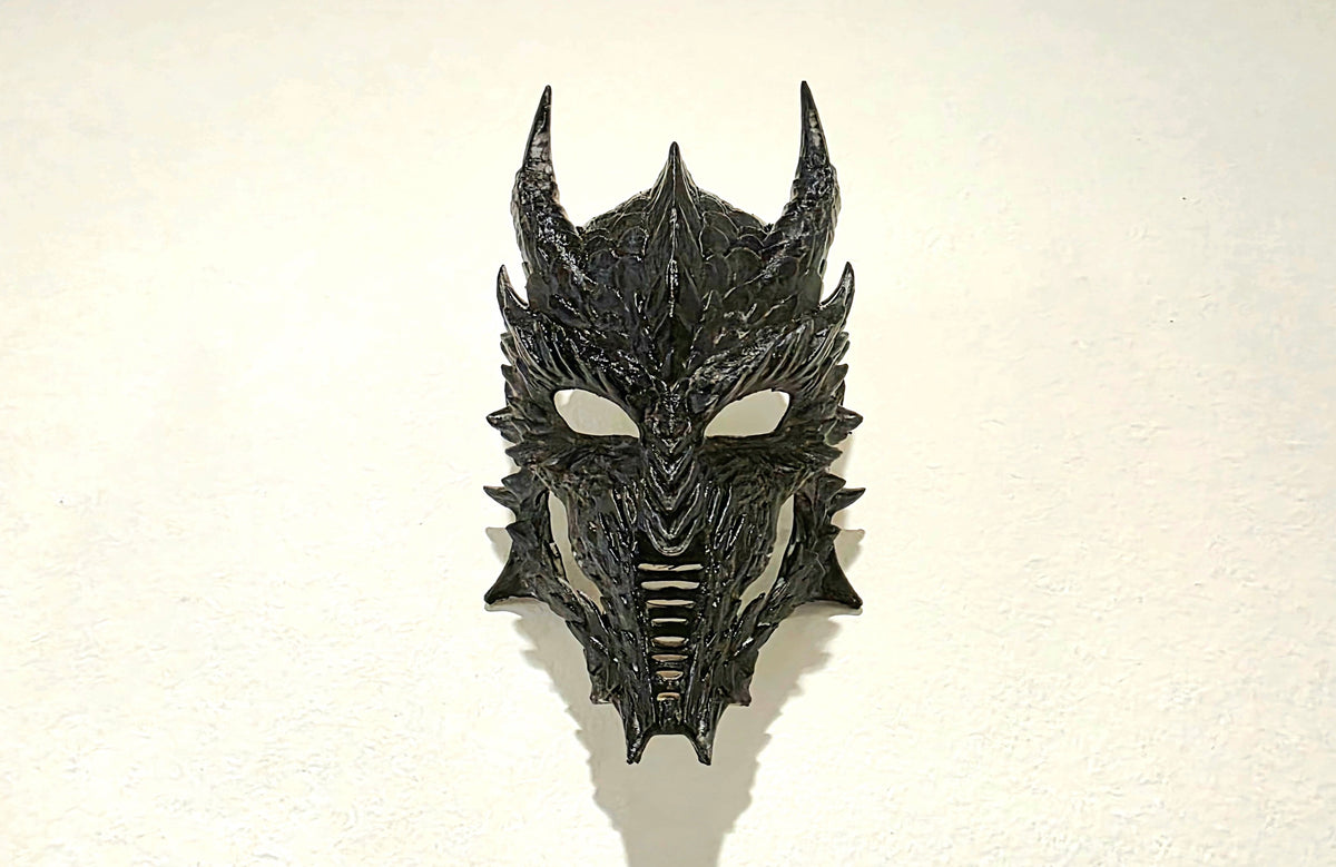 Drachen Oni Maske