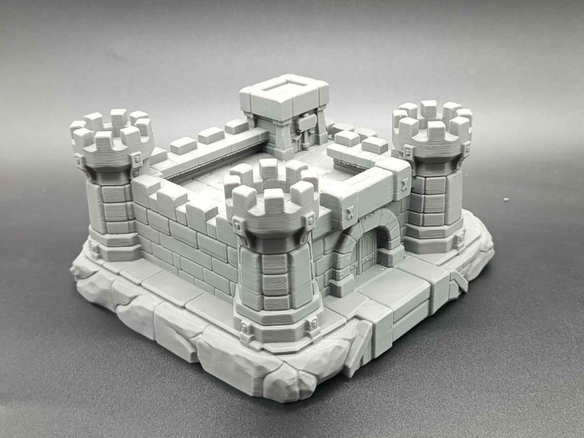Fantasy Zwergenschloss Mini-Gelände Tabletop-Rollenspiel
