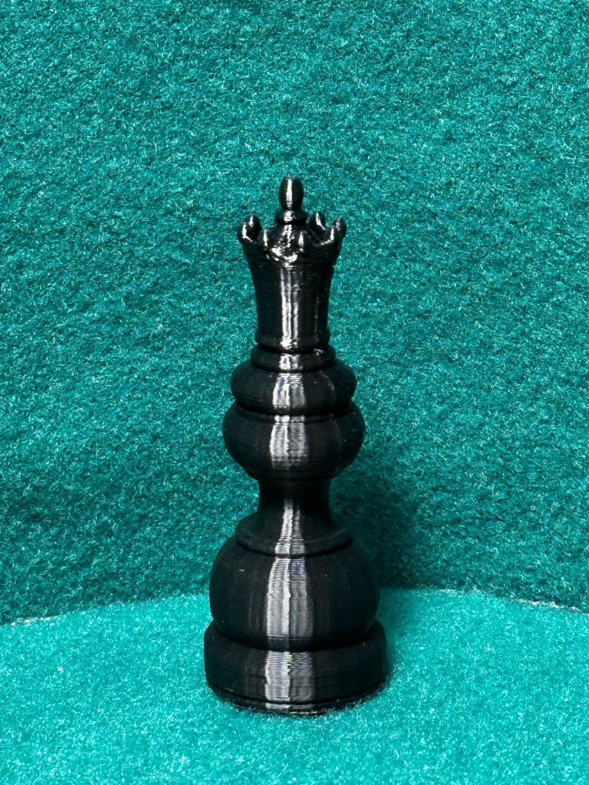 Obsidian Schachset Gegner des Faux-Eichen-Schachsets Schachspiel Miniatur