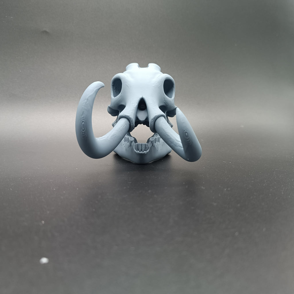 Mammut Schädel Figur Deko