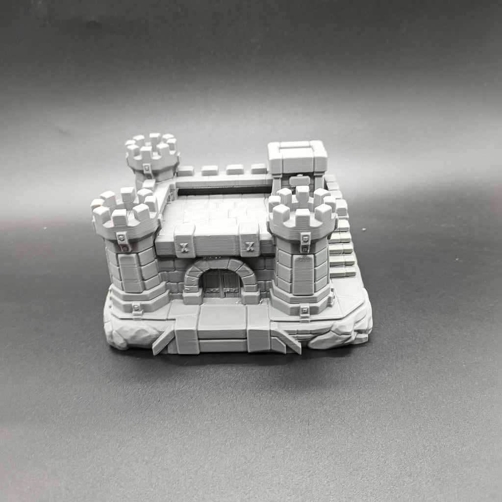 Fantasy Zwergenschloss Mini-Gelände Tabletop-Rollenspiel
