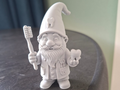 Zahnarztgnom Figur Deko Statue Fantasy Mittelalter Rollenspiel Gartenzwerg