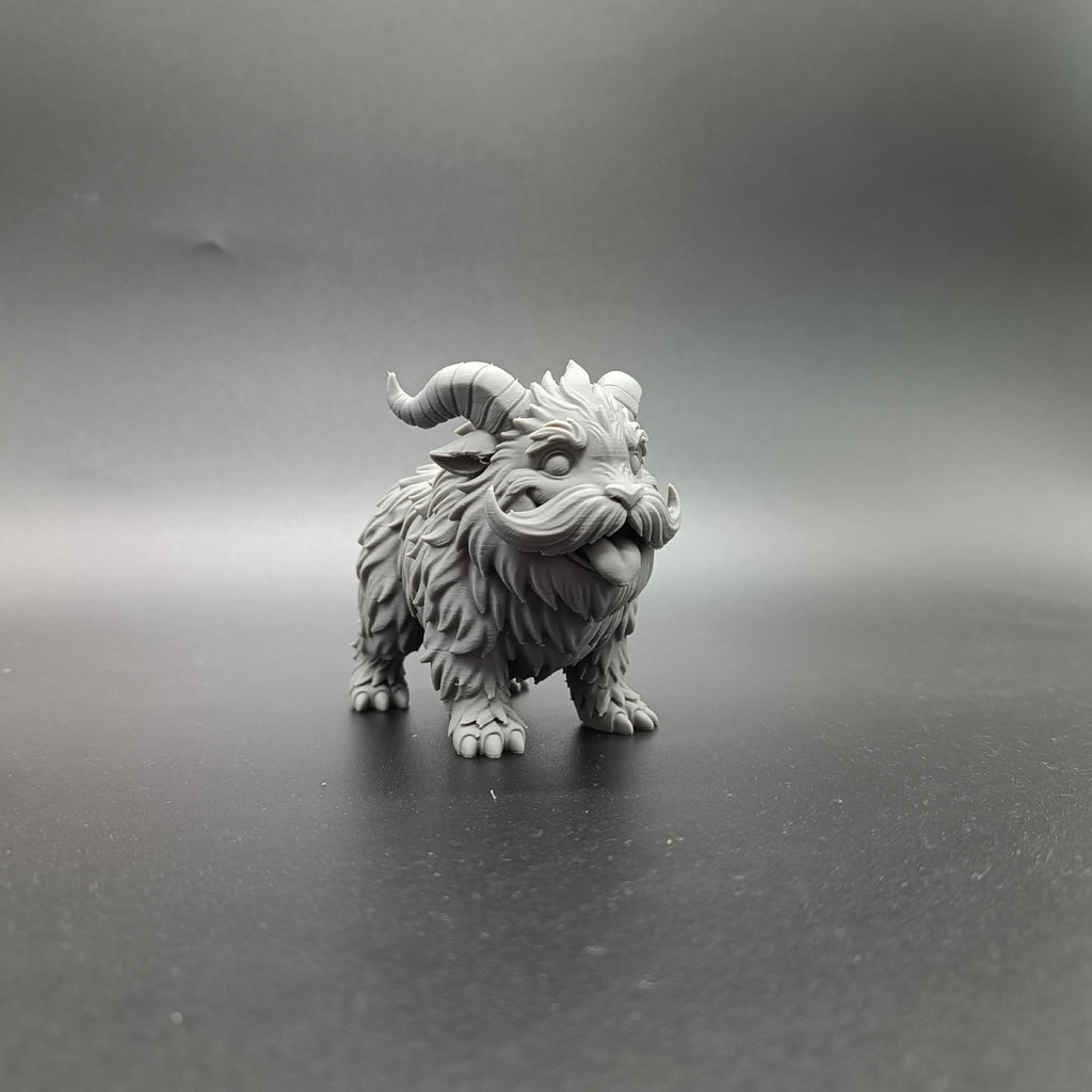 Chibi flauschige Monsterfamilie Niedliche e Figur Deko