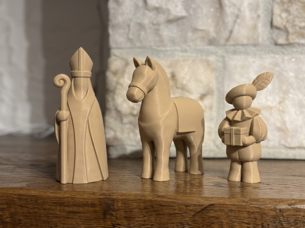 Nikolaus Set minimalistisch 3-teilig Deko