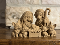 Weihnachtskrippe mit Hunden Krippenfiguren