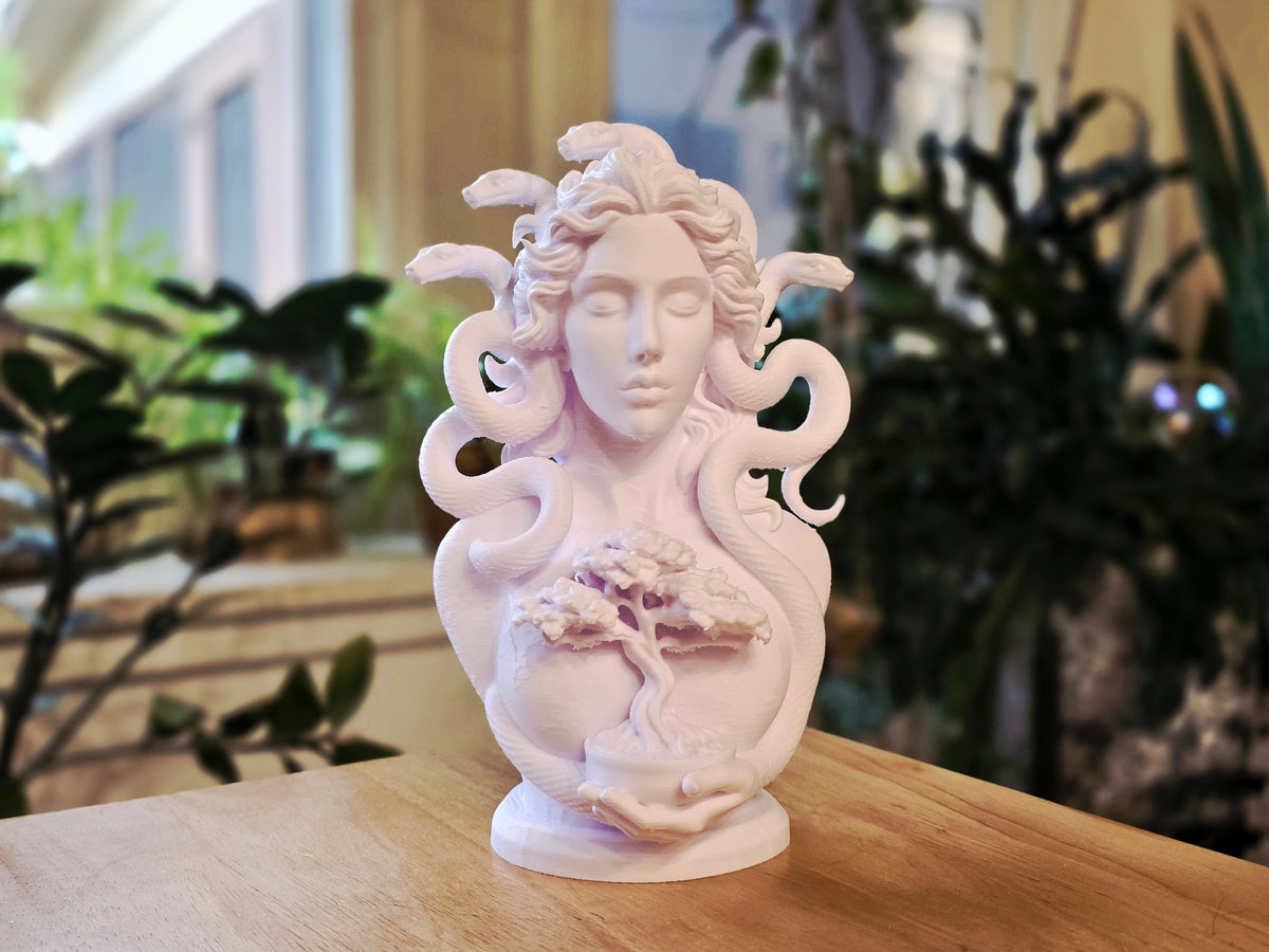 Medusa Bonsai Skulptur