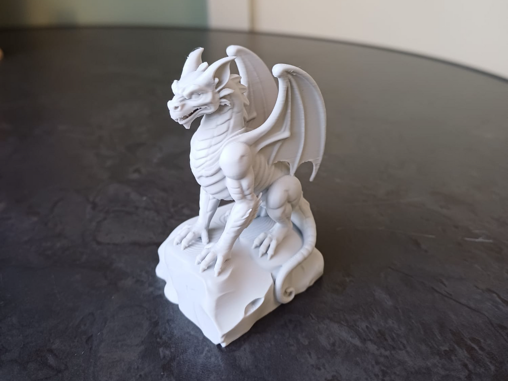 Drachenfigur Deko Statue Fantasy Mittelalter Rollenspiel Sammlerfigur