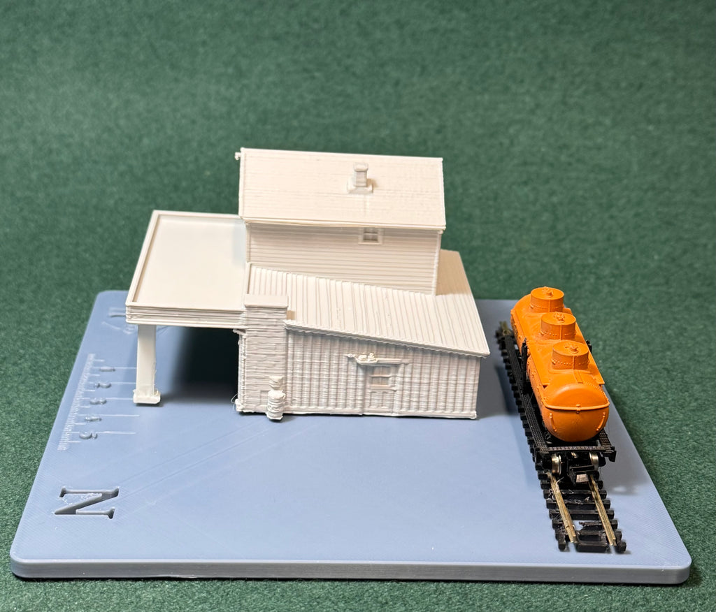 HO & N Struktur Straßenrandgarage Modelleisenbahn H0 Spur N Diorama