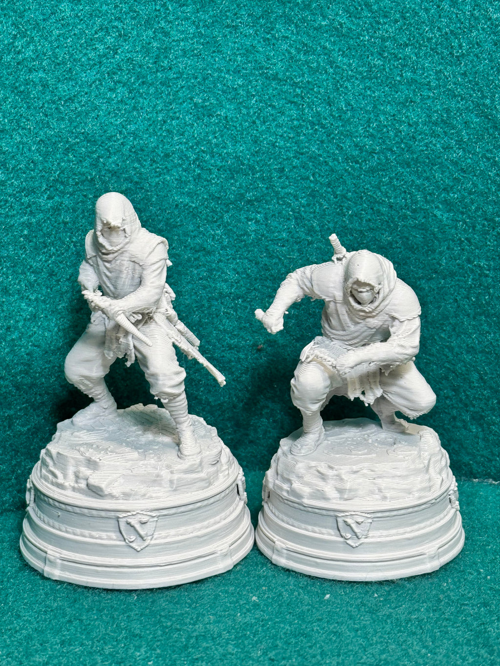 Piraten gegen Ninjas 1 NINJA (Alptraum beim Drucken) Figur Deko Statue
