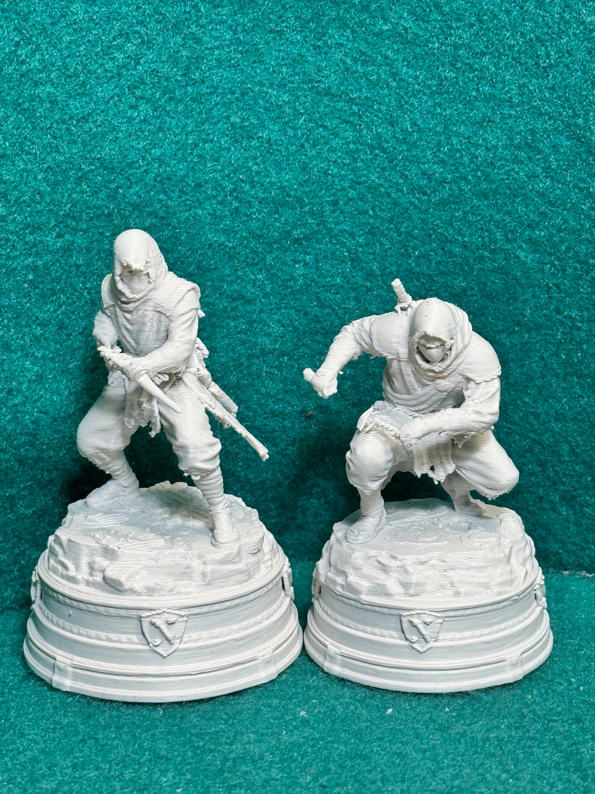 Piraten gegen Ninjas 1 NINJA (Alptraum beim Drucken) Figur Deko Statue