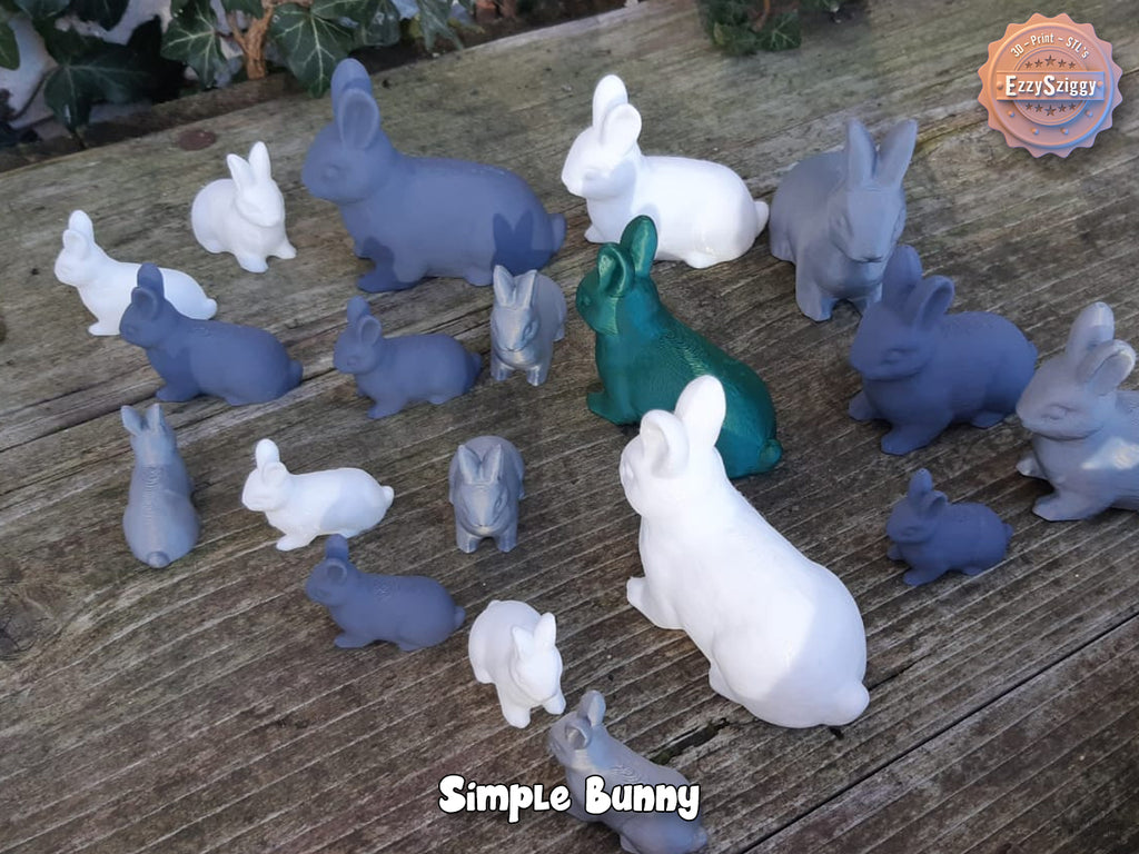 Einfacher Hase Figur Deko Statue Ostern Osterdeko Frühling Skulptur
