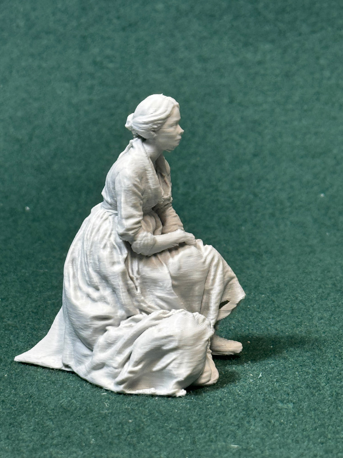 1880er 7 Frauen der Unterschicht Menschen 01 Figur Deko Statue Fantasy