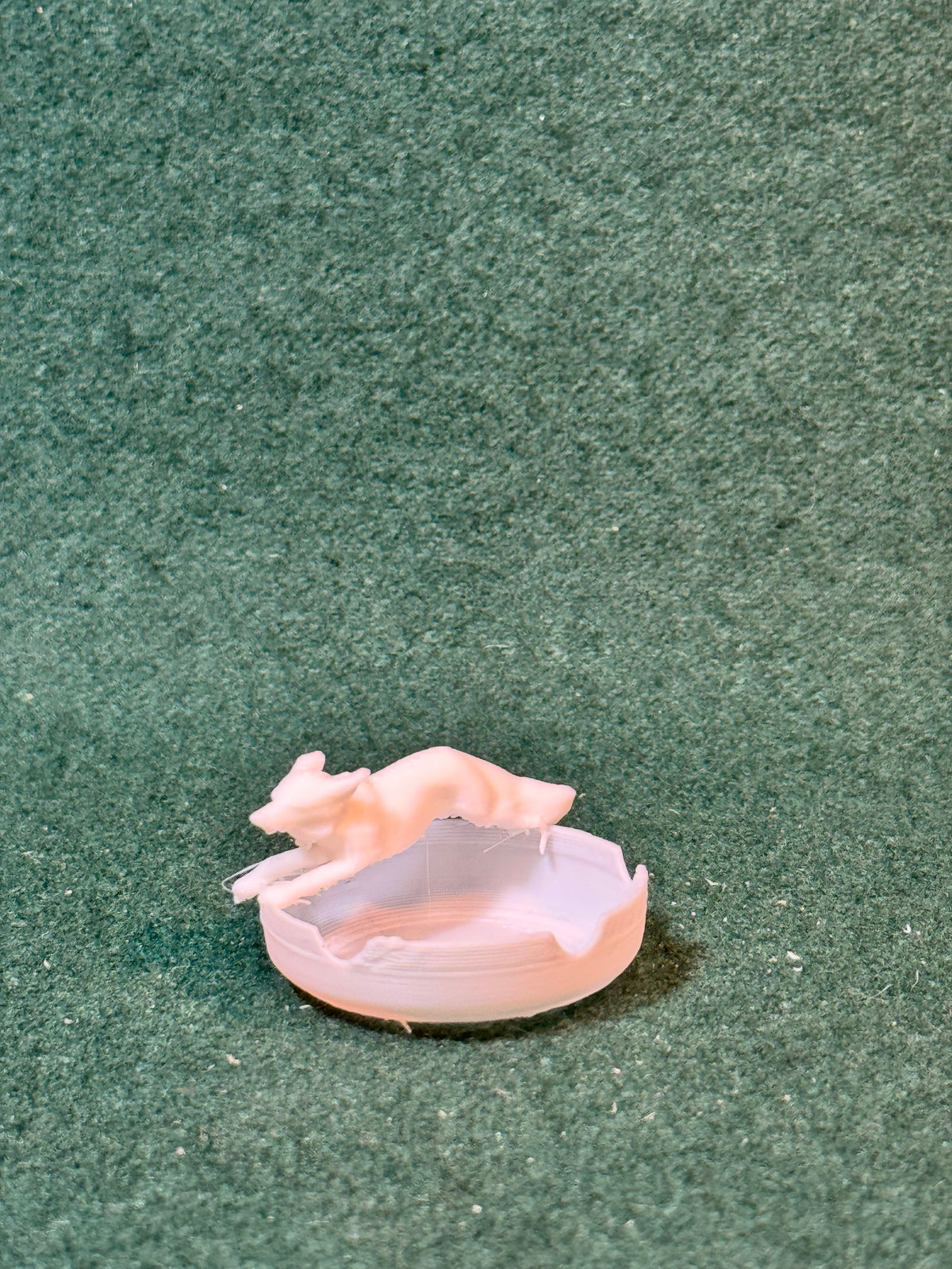 Puppenhaus Mini Aschenbecher aus der Viktorianischen Ära 1 Miniatur 1:12