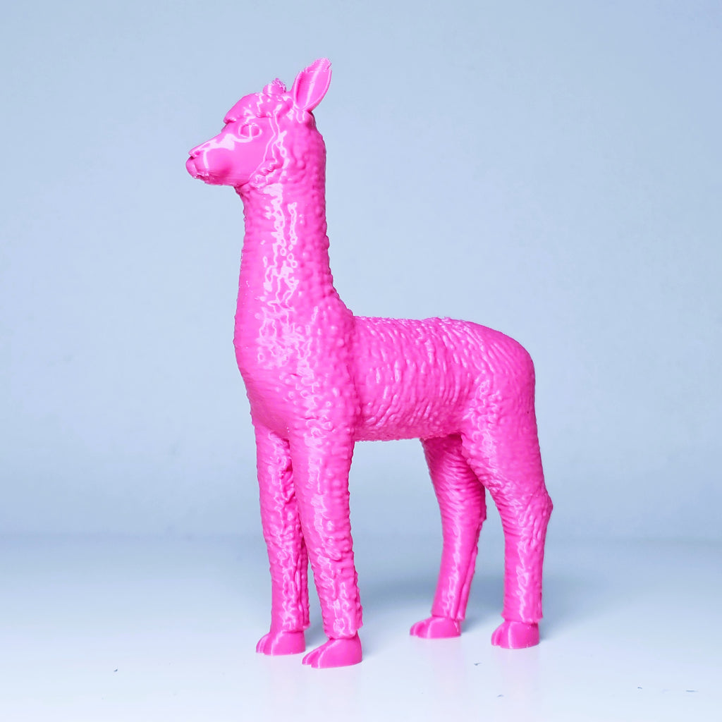 Alpaka schlicht Figur