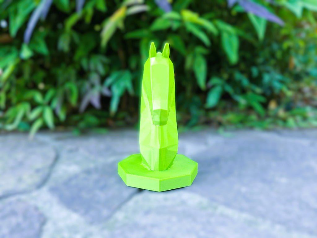 Pferdekopf polygonal