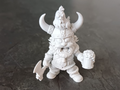 Miniatur Wikinger Trunkenbold mit Bierkrug-Figur Deko Statue Tabletop