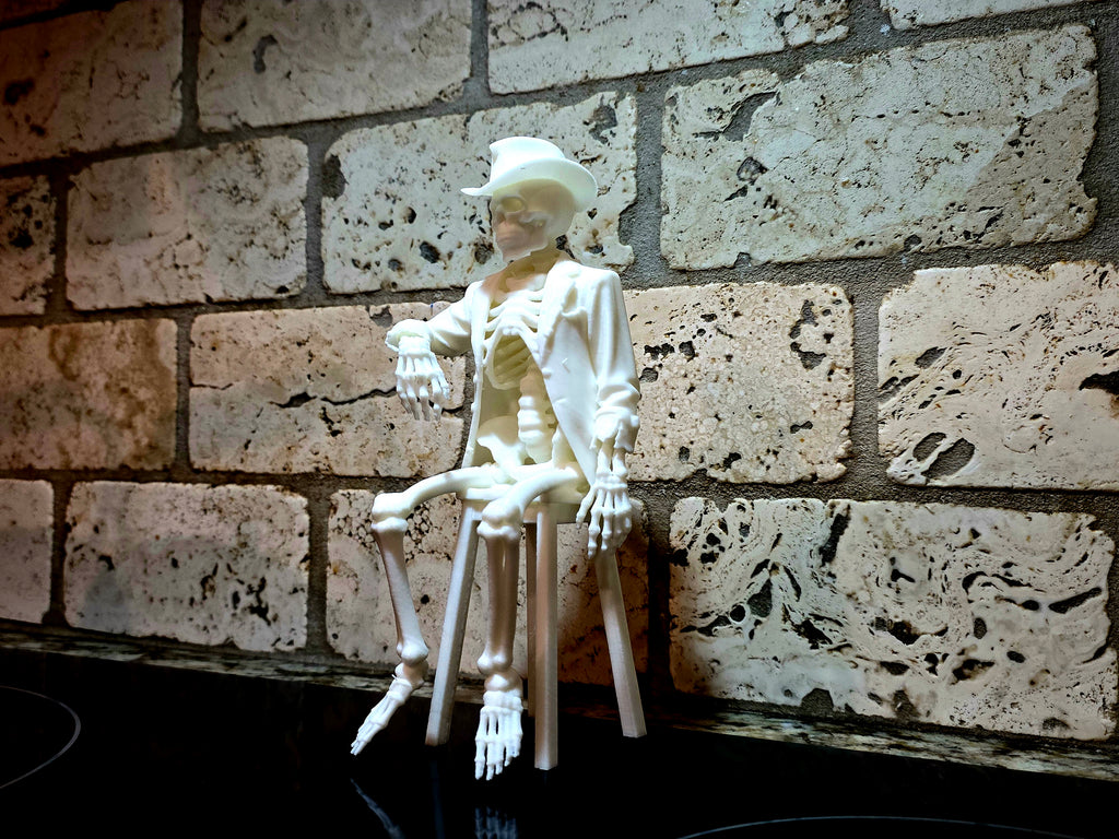 Skelett Bar vergessen Figur