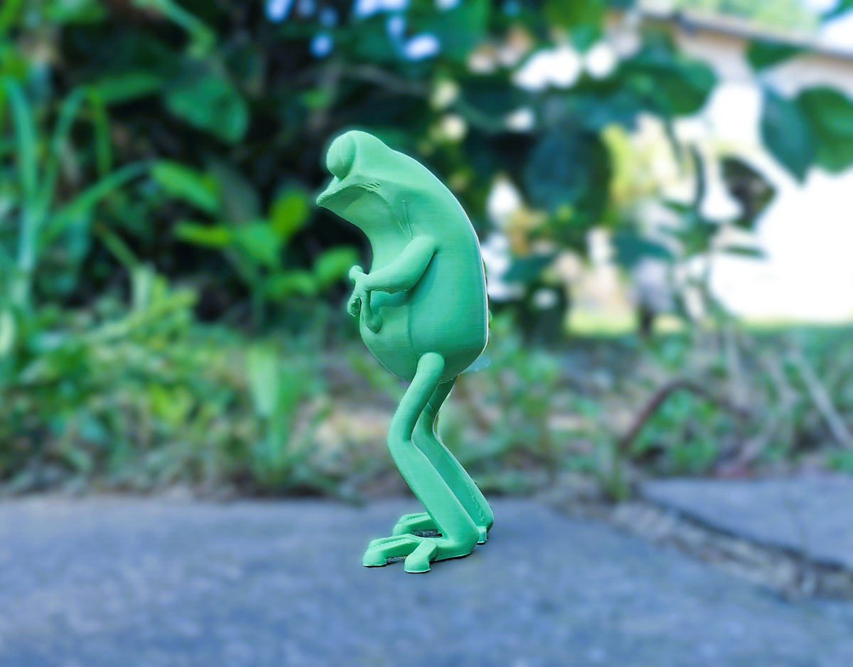 Frosch abstrakt Figur
