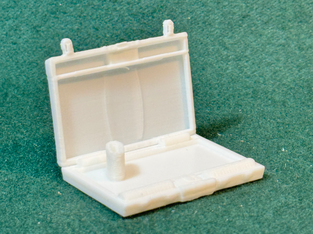Puppenhaus Mini Backgammon aus der Viktorianischen Ära Miniatur 1:12 Möbel