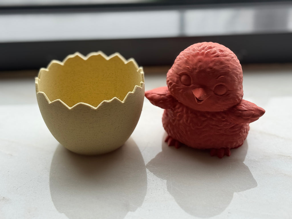 Osterfigur Küken im Ei Deko