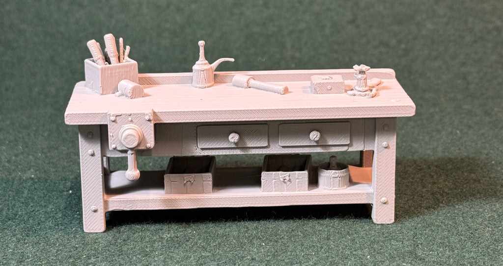 Werkstatt aus der Viktorianischen Ära Figur Deko Statue Puppenhaus Diorama