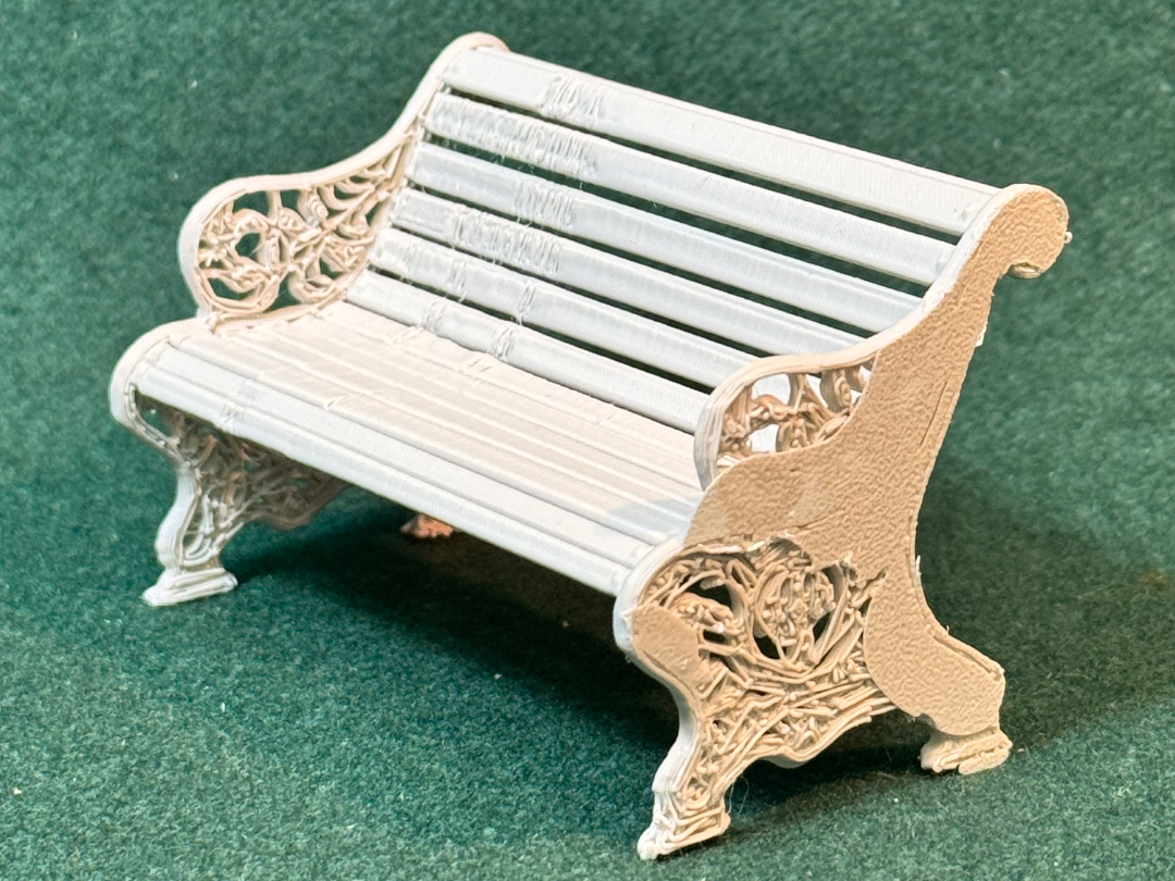 Puppenhaus Mini Bank aus der viktorianischen Ära (Außenbereich) 1 Miniatur