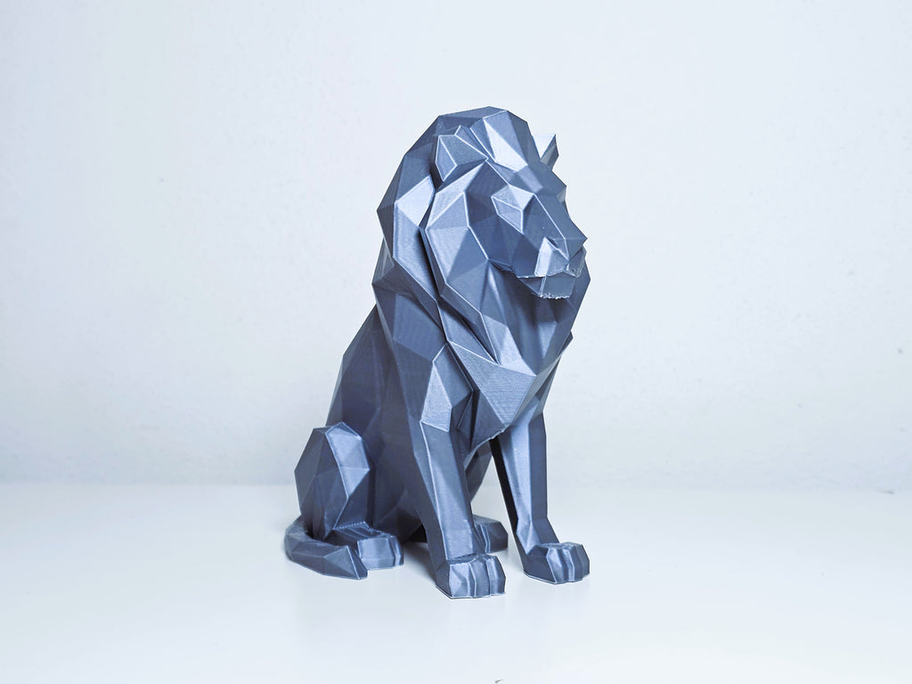 Löwe facettiert Figur