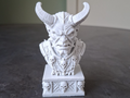Dunkler Wächterdämon Figur Deko Statue Halloween Grusel Gothic Horror