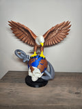 Skulptur Adler zwischen Erde und Himmel Deko