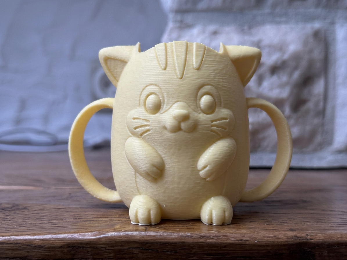 Halter für Trinkpäckchen Katze