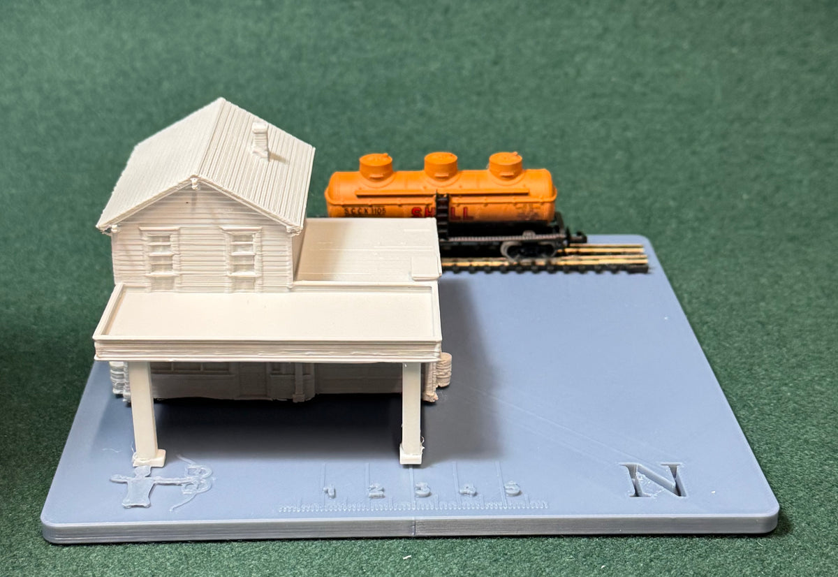 HO & N Struktur Straßenrandgarage Modelleisenbahn H0 Spur N Diorama
