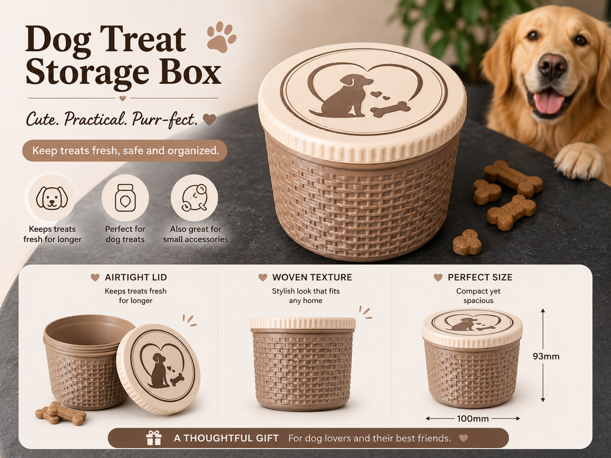 Pawfect Treat Keeper Aufbewahrungsbox für Hundeleckerlis Figur Deko Statue