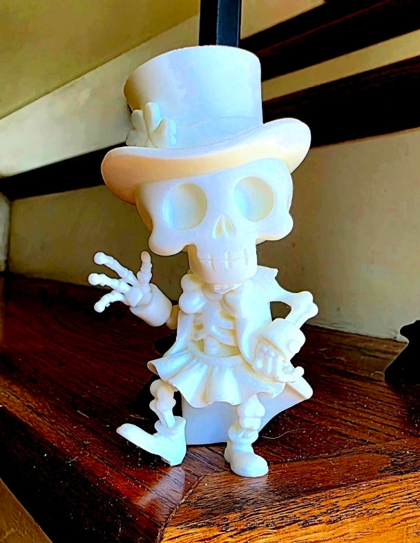 Skelett St. Patrick's Day Figur