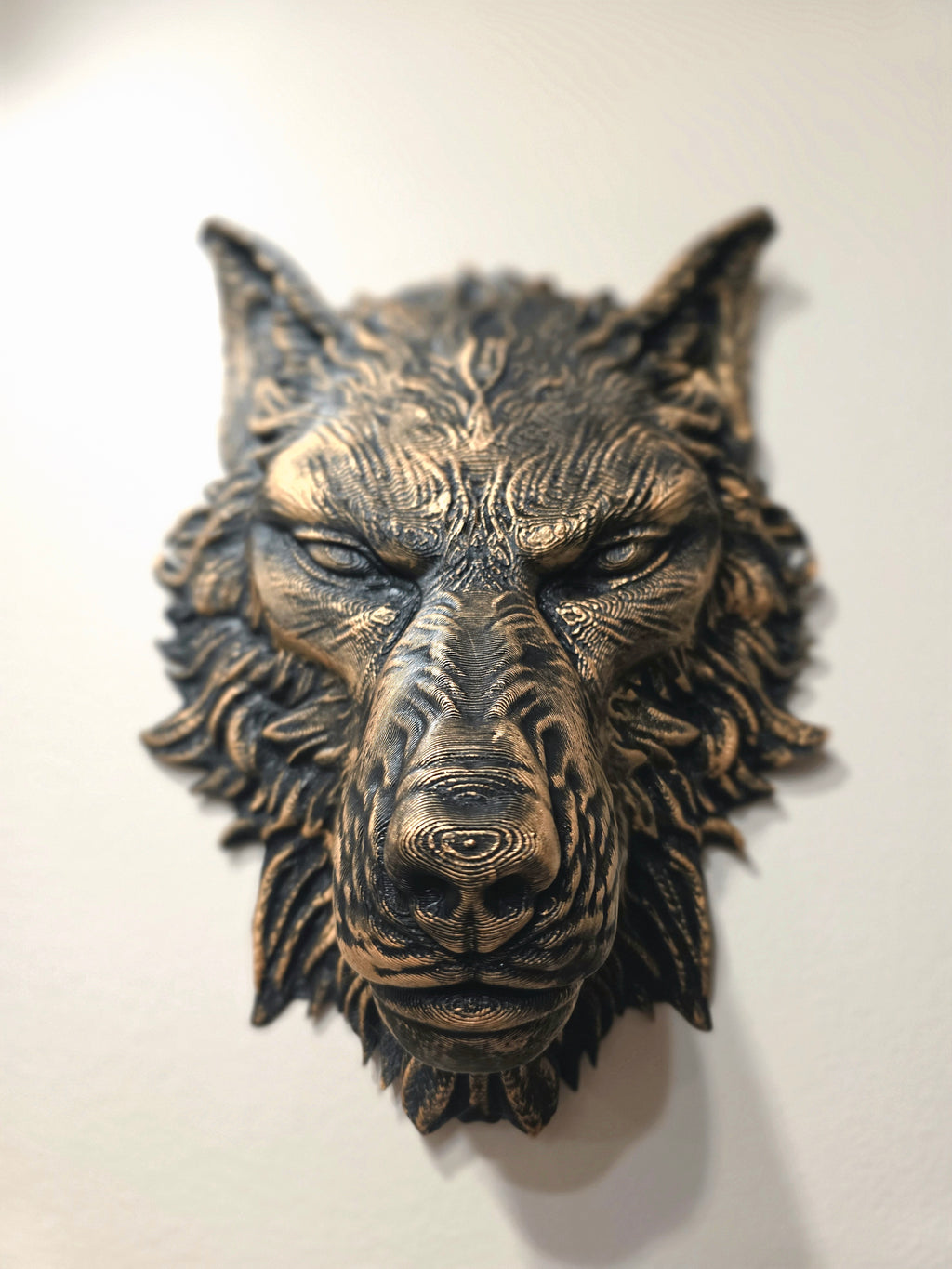 Wolfskopf Wanddeko